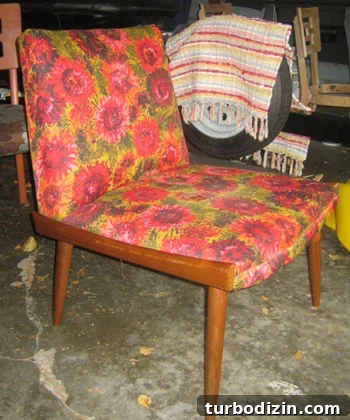 110408-008 Professionally reupholstered chair