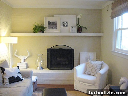 one-mantle-eight-ways Layering frames and adding greenery