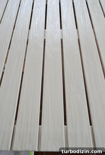 Protect Outdoor Furniture: Varnish vs. Teak Oil Guide 6 Table after varnish