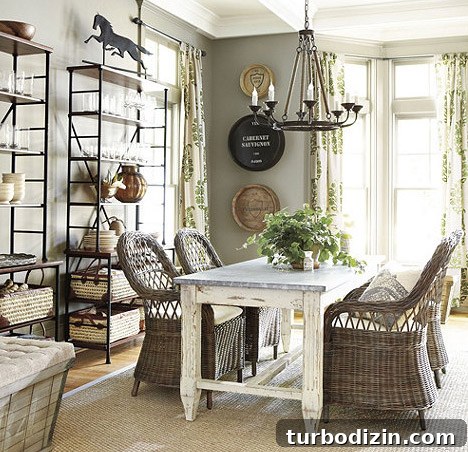 Outdoor-Style Chairs for Indoor Dining Rooms 5 Inspiration for cozy dining setup