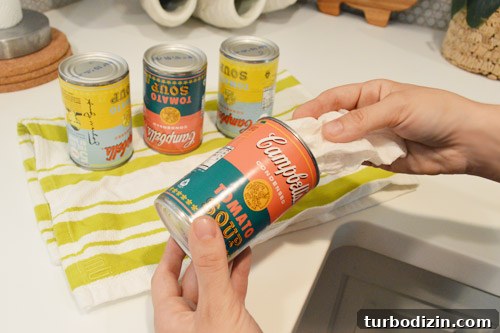 DIY Pop Art Pencil Cups from Soup Cans: Bright Craft Tutorial 4 img 51131 3