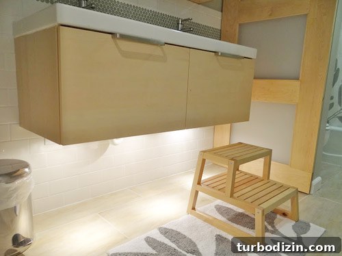 Complete Bathroom Remodel Under $2,000: Stylish Budget Upgrade 6 Under-vanity lighting