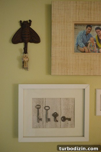 Create Shadowbox Art with Personal Keepsakes 6 Finished framed key art