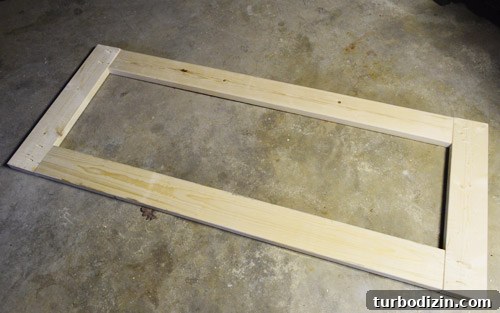 DIY Large Magnetic Chalkboard: Step-by-Step Guide for Home Projects 5 Frame pieces