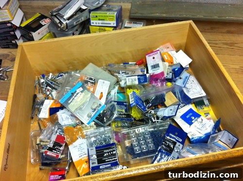 Organize Your Tools with a Pegboard: Smart Workshop Storage Ideas 10 Drawer of mixed hardware