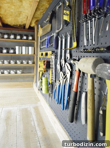 Basement Workshop Paint Storage and Pegboard Organization Guide 17 img 52889 19