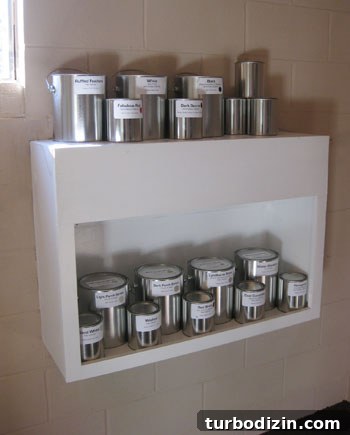 Basement Workshop Paint Storage and Pegboard Organization Guide 8 img 52889 7