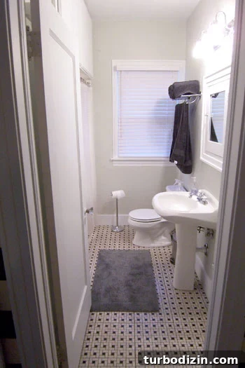 Bathroom after renovation