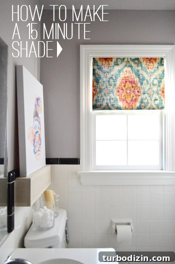 DIY Window Shade in 15 Minutes: Quick Step-by-Step Guide 2 how to make a DIY window shade in 15 minutes graphic