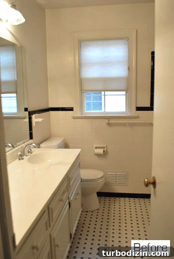 DIY Window Shade in 15 Minutes: Quick Step-by-Step Guide 13 before photo of bathroom