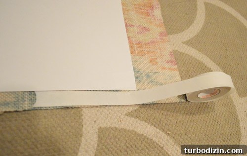 DIY Window Shade in 15 Minutes: Quick Step-by-Step Guide 6 fabric cut with small border to allow for hem tape