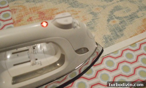 DIY Window Shade in 15 Minutes: Quick Step-by-Step Guide 7 iron atop hem tape to hem window treatment fabric