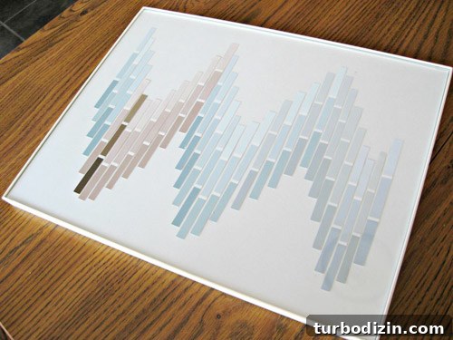 300+ DIY Book Projects and Craft Ideas You Can Make at Home 2 Paint-chip art by Young Nesters