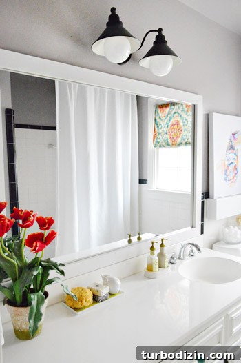 Build a Stylish Wood Frame Around Your Bathroom Mirror 2 img 53866 1