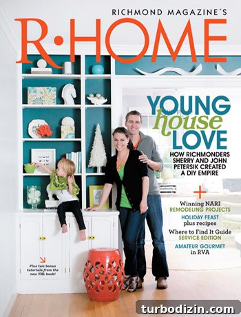 Styled built-ins for magazine shoot