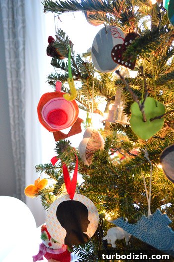 Homemade ornaments and keepsakes