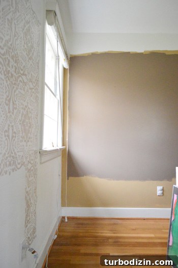 From Cluttered Spare Room to Kid-Friendly Playroom: A Step-by-Step Guide 9 Odd paint angle