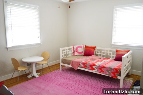 Playroom Pink Polka Dot Rug — Whimsical Kids’ Floor Decor 7 Pink bedding and rug in child's room