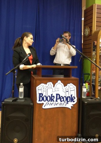 Back on the Road: Tips for Planning Your Next Road Trip 7 Sherry talking at signing