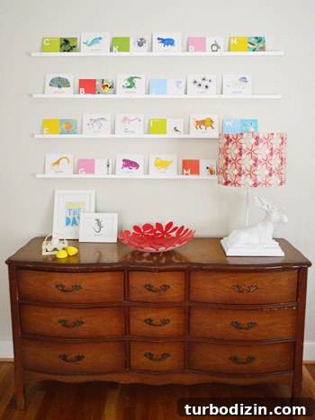 Small Wall Ledges for Displaying Flashcards, Postcards & Books 11 img 55140 10