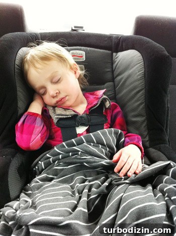 Quick Craft Projects to Try When You're Short on Time 18 Sleeping child on drive home