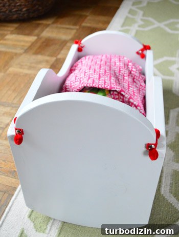 Reviving a Thrift Store Doll Cradle: Step-by-Step Makeover 8 img 55908 7
