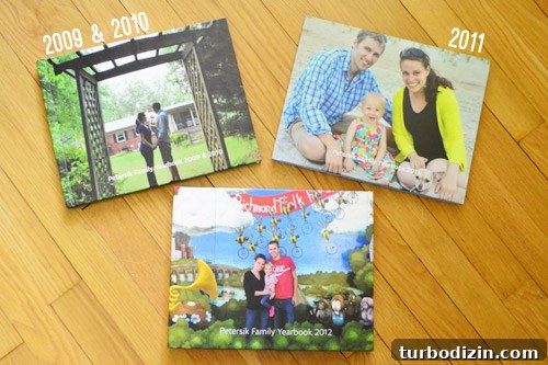 Previous Family Yearbook Albums From 2009 2010 2011 2012