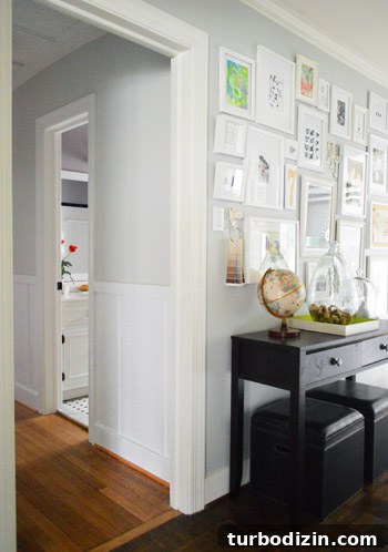 How We’re Installing Board and Batten on Our Home 8 Painted hallway