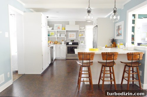 Painting Our Kitchen Soft Blue: Colorado Gray Color Reveal 12 Connected rooms