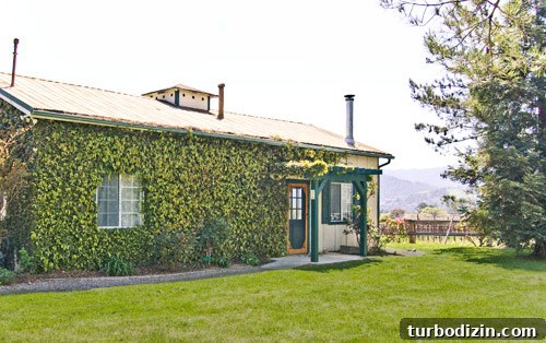 Quaint Vine-Covered Cottage House Crashers Tour 2 Vine-covered barn entrance