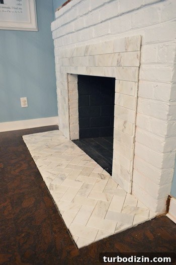 Tile a Marble Herringbone Fireplace: Step-by-Step Guide for Perfect Results 17 img 56593 17