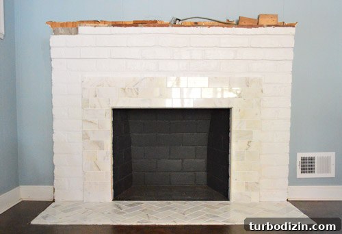 Tile a Marble Herringbone Fireplace: Step-by-Step Guide for Perfect Results 19 img 56593 21
