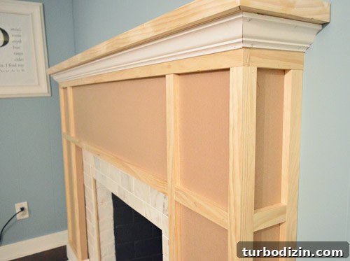 DIY Guide: Build a Custom Fireplace Mantel Step-by-Step 20 img 56691 19