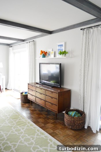 How to Hang a Shelf Above Your TV Without Blocking the Screen 7 img 57084 6