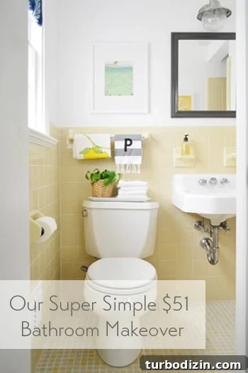 Budget-Friendly Bathroom Makeover for $51: Before and After 2 our-super-simple-cheap-bathroom-makeover