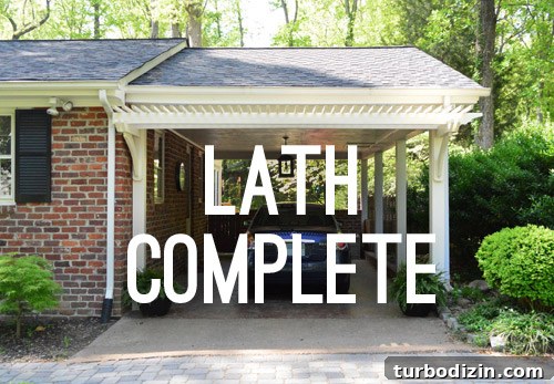 How to Build a Pergola Attached to Your Garage 17 img 57829 28