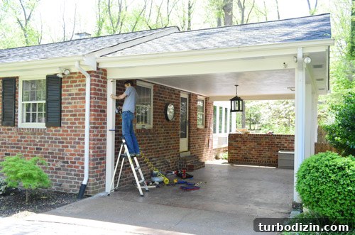 How to Build a Pergola Attached to Your Garage 7 img 57829 7