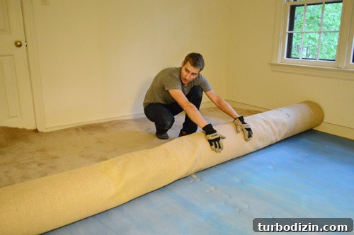 how to remove carpet rolling to remove