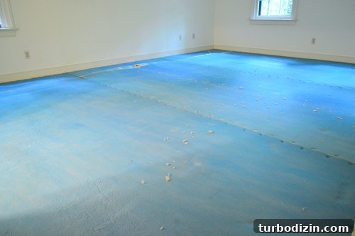 carpet padding to be removed
