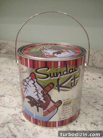 Sundae kit gift idea