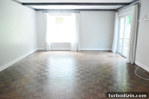 Moving Out of Our Second House: Our Last Day and Final Goodbye 14 Living room after