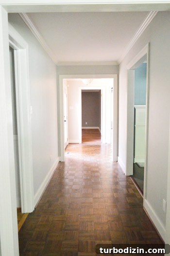 Moving Out of Our Second House: Our Last Day and Final Goodbye 5 Frame hallway empty