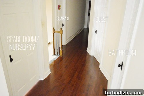 Closed hallway doors