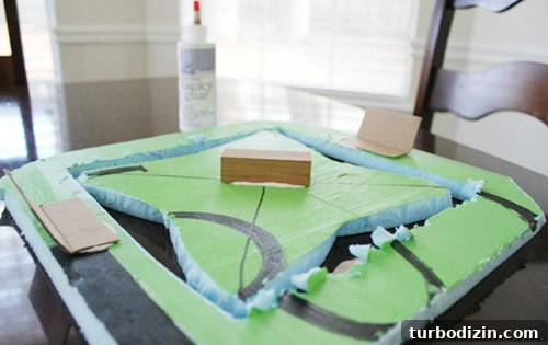 Foam stamp construction