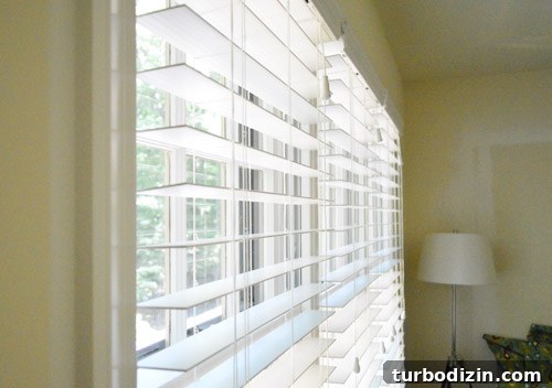 How to Install White Faux Wood Window Blinds Quickly and Neatly 5 img 59093 4