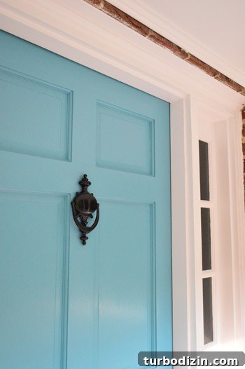 Choose the Perfect Color and Paint Your Front Door Like a Pro 12 Door hardware area