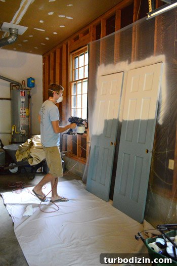 Paint Trim Without a Sprayer: Pro Techniques for Smooth Results 3 Doors prepped for painting