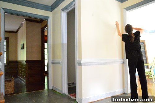 Paint Trim Without a Sprayer: Pro Techniques for Smooth Results 4 Priming trim in foyer