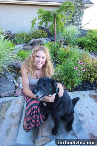House Crashing: Calm, Clever Strategies for Safer Living 3 Laura Sitting With Her Dog Emma Outside