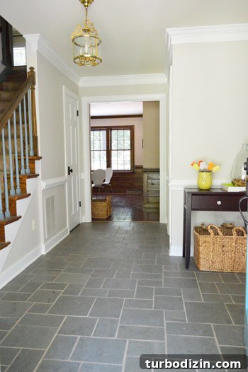Painting Our Foyer in Edgecomb Gray: Light, Warm Entryway Ideas 7 img 59871 6